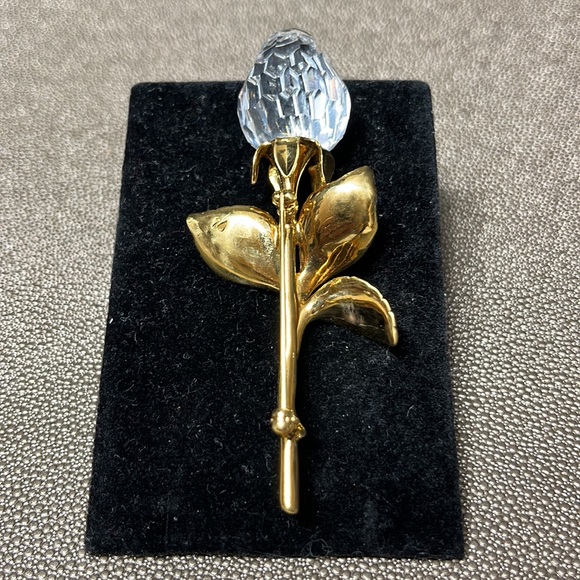 Swarovski Crystal Rose Brooch Memories Collection - Picture 2 of 3